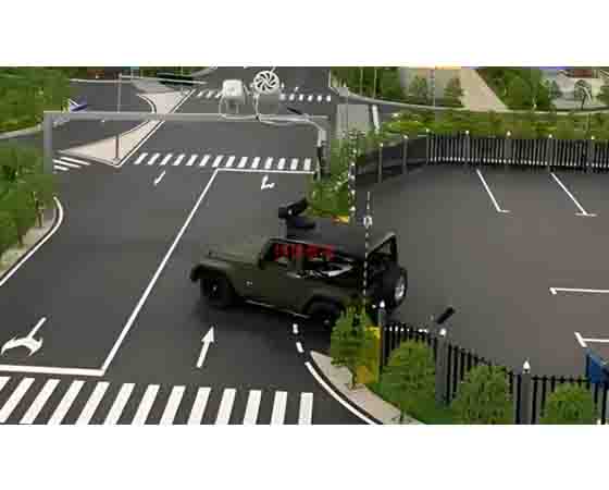 恒信教具智能网联汽车室内车路协同模拟沙盘